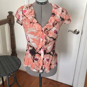 Silky Floral Blouse